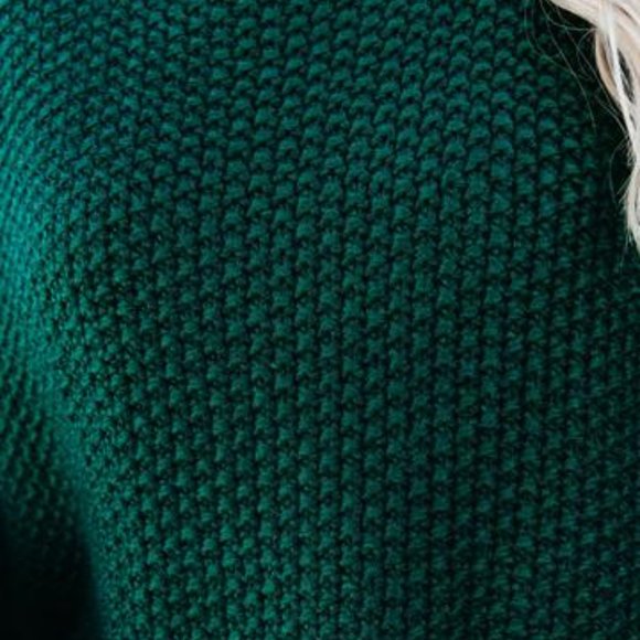 Warm Embrace Emerald Green Turtleneck Sweater - Picture 11 of 13